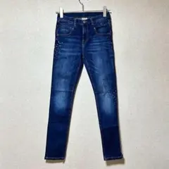 ZARAキッズ　デニム ジーパン ジーンズ 上品 動きやすい 細身 シルエット