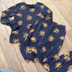H&M ライオンプリント 長袖パジャマ 5-8歳のサムネイル