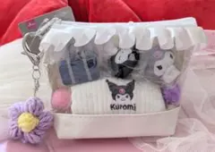 クロミ　ルーズソックス風ペットボトルカバー　まちぼうけ　ガチャ詰め　ポーチ