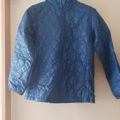 ユニクロ　150 ブルー キルティングジャケット　ジャンパー