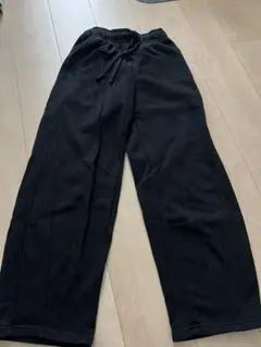 【GU】スウェットバレルレッグパンツ