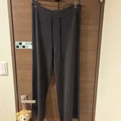 リブ編みパンツ