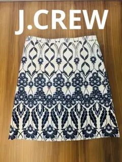 J.CREW フローラルストレッチコットンスカートのサムネイル