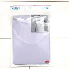 ユニクロ（M）新品未使用 未開封 エアリズム 汗取りパッド付きキャミソール 薄紫