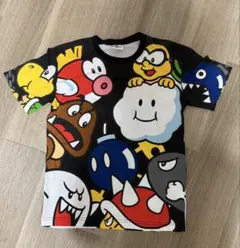 【ユニバーサルスタジオジャパン】マリオ 総柄Tシャツ Sサイズ