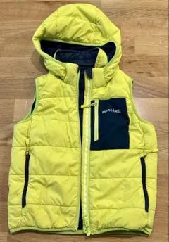 お値下げしました！モンベル　フード ベスト リバーシブル 110cm キッズ