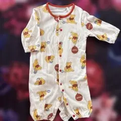 くまのプーさん ロンパース 50-70cm