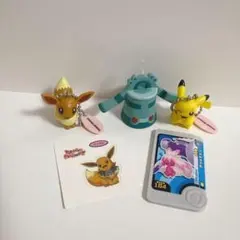 ポケモン ミスタードーナツ キーホルダー シール セット