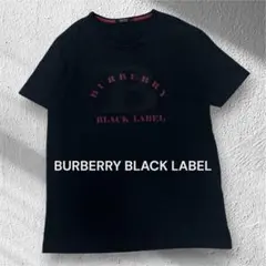 BURBERRY BLACK LABEL バーバリー　Tシャツ　ブラック　3