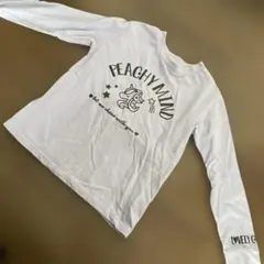キッズ　長袖Tシャツ　ロンT ユニコーン　紫　　130cm 130センチ