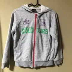 umbro グレー フルジップジャケット 140