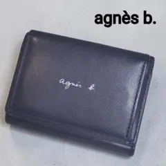 状態良し！　agnès b.　アニエスベー　ミニ財布　コンパクト　黒のサムネイル