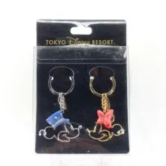 未使用 東京ディズニーリゾート ミッキー ミニー キーチェーン ペア