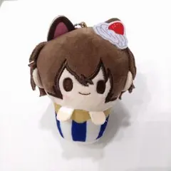 ケロロ軍曹サンリオコラボチェーン付ぬいぐるみ　ドロロ兵長　タキシードサム