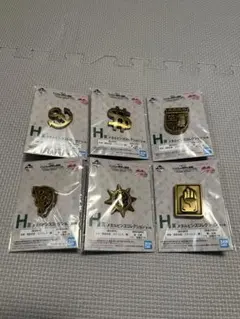 一番くじ ジョジョの奇妙な冒険 H賞 メタルピンズコレクション 全6種 コンプ