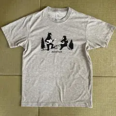 モンベル　半袖Tシャツ ベアプリント 薄いグレーのサムネイル