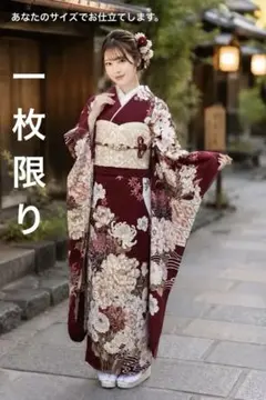 吉木千沙都HT-212　154~170cmぐらいの方が適応サイズ　振袖フルセット 吉木千沙都HT-212 154~170cmぐらいの方が適応サイズ 振袖フルセット