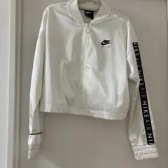 NIKE AIR サテン ボンバージャケット ホワイト Lのサムネイル
