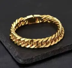 【爆発的人気】極太ゴールド喜平チェーンブレスレット｜高級感×コスパの極み