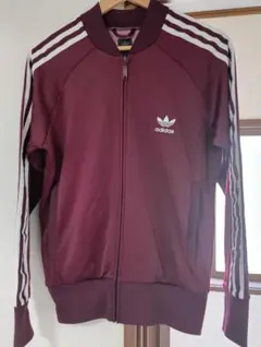 adidas バーガンディ/白 atp L 美品