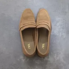 ZARA ベージュ スエード ローファー 36