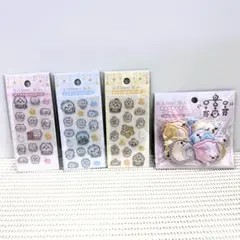 ちいかわベビー ミニミニぷっくりシール3種＆おしりもっちりフレークシールセット