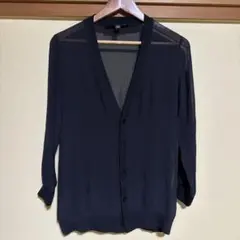 美品 POLO Ralph Lauren シアー カーディガン ブラック