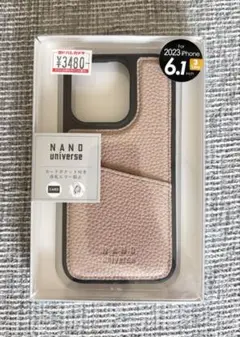 NANO universe iPhone15 ケース 3レンズ　ピンクベージュのサムネイル