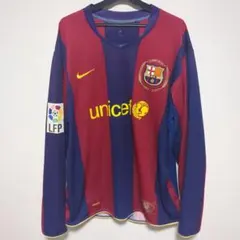 FCバルセロナ 2007 ホーム ユニフォーム カンプノウ50周年記念 M