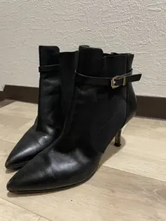 マイケルコース ブラック アンクルブーツ ヒール8cm 23.5cmのサムネイル