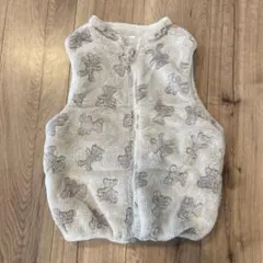 ダウンベスト 120 フリース　くま