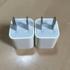iPhone USB充電器 ACアダプター アップル純正品コンセント2個
