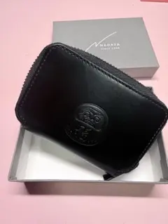 NADAYA 本革二つ折り財布 猫耳デザイン新品未使用 - メルカリ