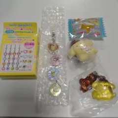 サンリオ　ポムポムプリン　おはじきシール風アクセサリー