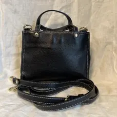 ラシット SHOPPER マイクロ ショルダーバッグ 2way 黒