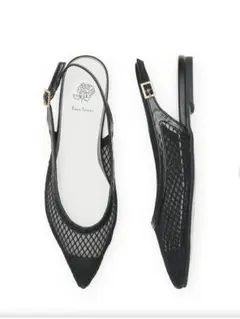 ブラック スリングバック サンダル