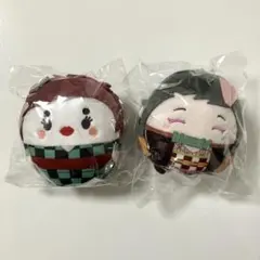 鬼滅の刃　ふわコロりん　2個 炭子　炭治郎　レア　希少品　 禰豆子　竈門兄妹