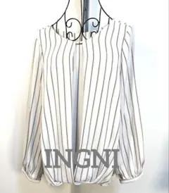 長袖ブラウス　INGNI ストライプ