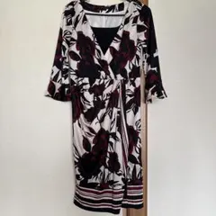 MATERIA MILANO フラワープリント ワンピース 40
