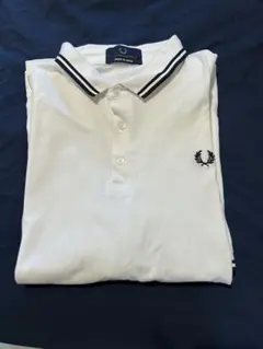 Fred Perry ホワイト ポロシャツ 日本製