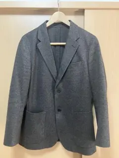 UNIQLOブラッシュド ジャージージャケット/DarkBrown/サイズＭ