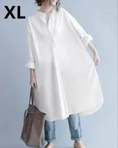 プラスサイズ♡シャツワンピース