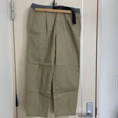 coen ベージュ ストレートカットパンツ ウエストゴムのサムネイル