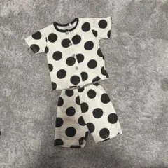 ベビー服　ドット柄　セットアップ