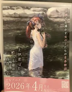 非売品】上伊那ぼたん、酔へる姿は百合の花 ミニポスター クリア