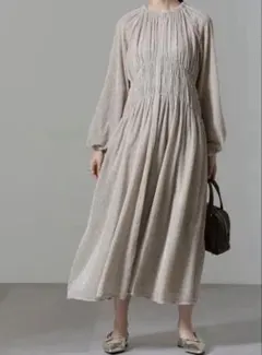 新品未使用　ナノユニバース　ベロアワンピース