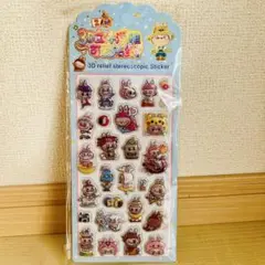 ラブブ　3D 立体感　シール　ボンボンドロップシール