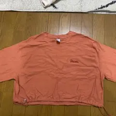 DISCUS ATHLETIC クロップドTシャツ オレンジ美品のサムネイル