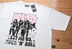 【新品・未使用・タグ付き】KISS Tシャツ LL ホワイト BRAVADO