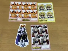 僕のヒーローアカデミア　ヒロアカ 証明写真 ステッカー ダイソー セリア